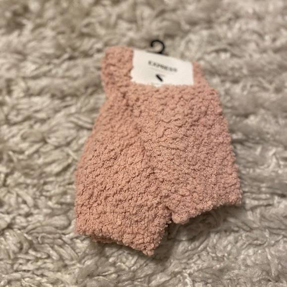 NWT Express Cozy Boot Socks - Dusty Pink - Picture 5 of 5